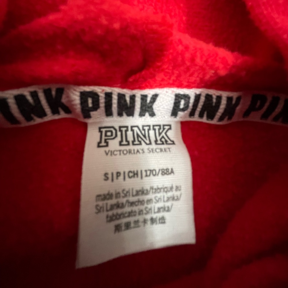 PINK Victoria Secret light weight crop hoodie